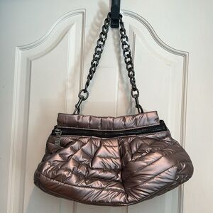 Think Royln NWT #lifronthefly metallic bag